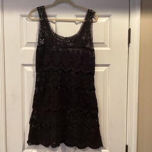 Black Dress Cover up Size Medium